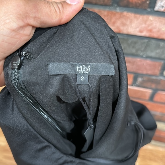 Tibi Halter Crisscross Silk Maxi Dress - Picture 10 of 14